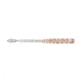   Mustad Aji Hódfarok 6,35cm UV Átlátszó Piros Csillám Plasztik Csali 12db