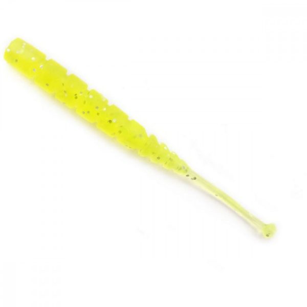 Mustad Aji Ball Tail 5,08cm Clear Chartreuse Przynęta plastikowa 12 szt.