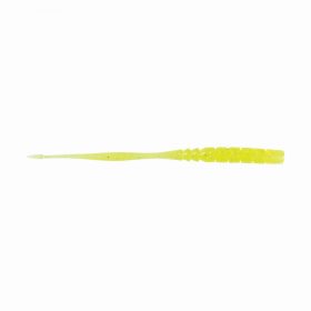   Mustad Aji Straight Tail 7,62cm Átlátszó Chartreuse Műanyag Csali 12db