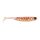 Mustad Mezashi Z-Tail Minnow 8,89cm Czerwono Złoty Brokat Przynęta plastikowa 6db