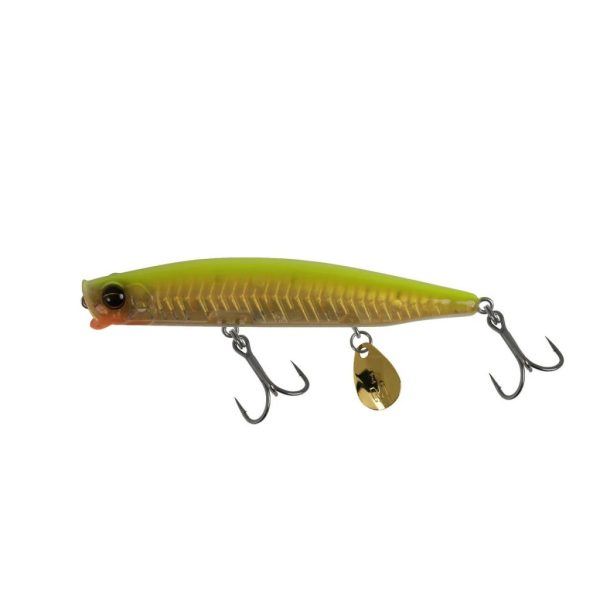 Mustad Gerinces 70S Arany Gyöngyház Chartreuse 7,0cm 10,0gr Wobbler