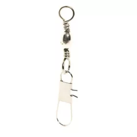   Mustad Barrel Swivel With Interlock Snap 10×B2 10 szt. Krętlik