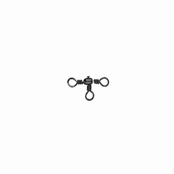 Mustad Barrel Three Way Cross Swivel 1 10 szt. potrójny krętlik