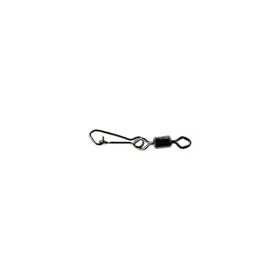   Mustad Rolling Swivel With Diamond Eye - J-Snap 10 Krętlik z agrafką 10szt