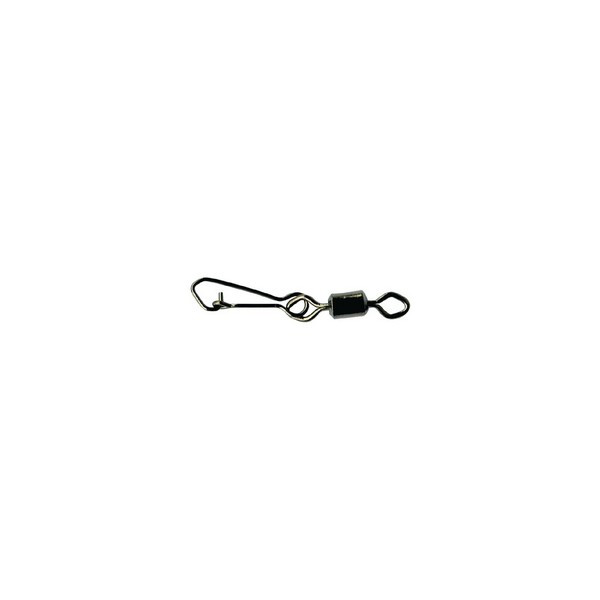 Mustad Rolling Swivel With Diamond Eye - J-Snap 10 Krętlik z agrafką 10szt