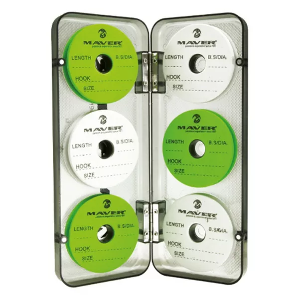 Maver Box 6 Eva Spool Green/Grey Przyponnik