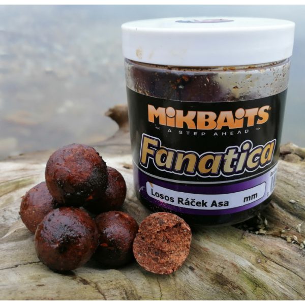 MIKBAITS FANATICA – LRA - Kulka proteinowa W DIPIE- Łosoś i krab i Asa 250 ml 20 mm