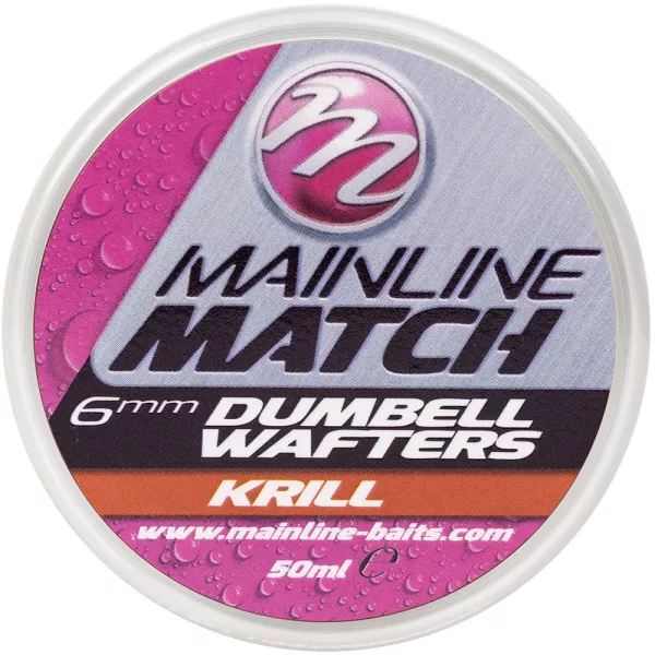 Mainline Match Dumbell Wafters Red Krill Przynęta haczykowa 6mm