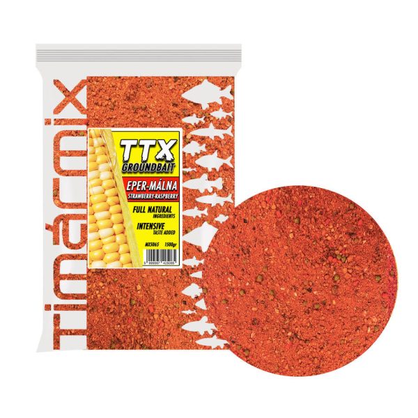 Tímár Mix TTX Groundbait Truskawka Malina Zanęta 1,5kg