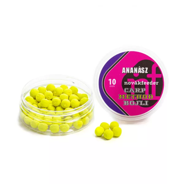 Novák Feeder 10mm Ananas Kárp Metoda Bojli 25gr