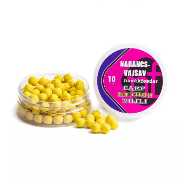 Novák Feeder 10mm Pomarańcza - Kwas Masłowy Kárp Metoda Bojli 25gr