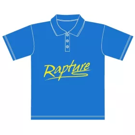 Rapture Koszulka polo z kołnierzykiem Azure XL