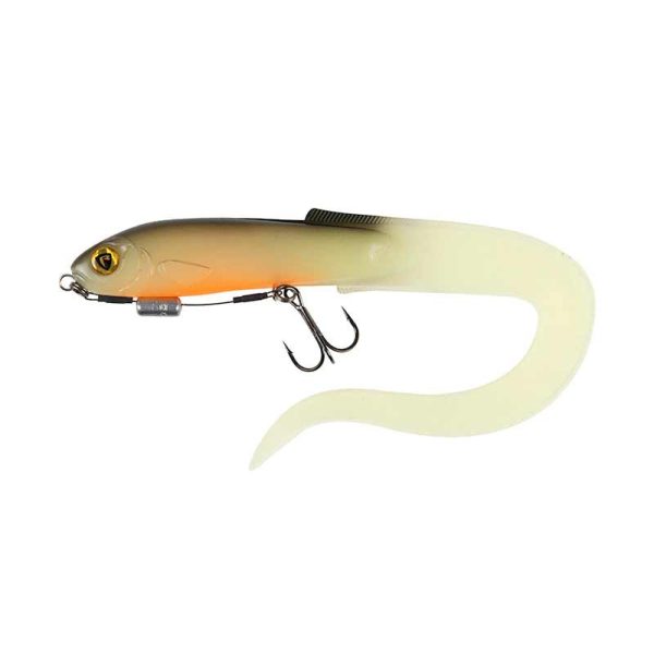 Fox Rage Slick Eel Loaded 21cm UV Hot Olive Plasztik Csali