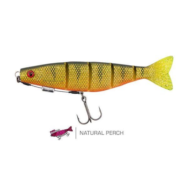 Fox Rage Pro Shad Jointed Loaded 18cm UV Natural Perch Gumowa Rybka