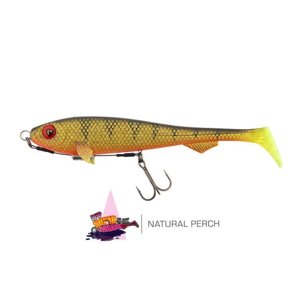 Fox Rage Super Slick Shad 23cm Loaded UV Natural Perch Guma wędkarska