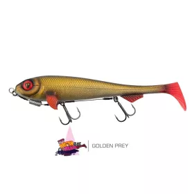   Fox Rage Super Slick Shad 18cm Loaded UV Golden Prey Guma wędkarska