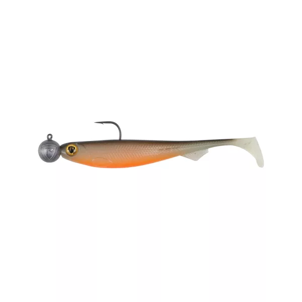 Fox Rage Bulk Loaded Slick Shads UV Hot Olive 9cm 2/0 10gr Plastic Lure