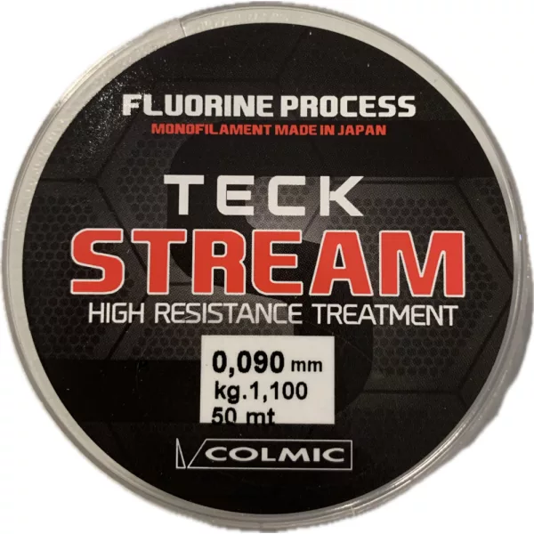 Colmic Teck Stream 50m 0,090mm Monofilamentowa Żyłka Przyponowa