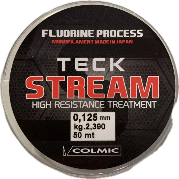 Colmic Teck Stream 50m 0,125mm Monofilamentowa Żyłka Przyponowa