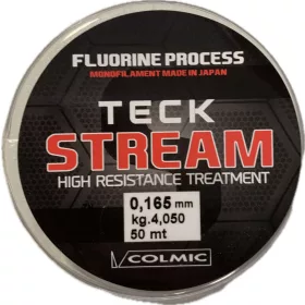   Colmic Teck Stream 50m 0,165mm Monofilamentowa Żyłka Przyponowa