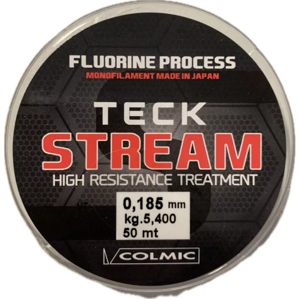 Colmic Teck Stream 50m 0,185mm Monofilamentowa Żyłka Przyponowa