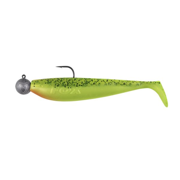 Fox Rage Bulk Loaded Zander Pro Shads UV Lemon Tiger 10cm 4/0 10gr Przynęta Plastikowa
