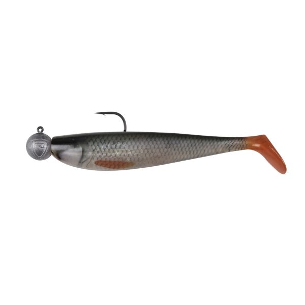 Fox Rage Bulk Loaded Zander Pro Shads Ultra Natural Roach 10cm 4/0 10gr Przynęta Plastikowa