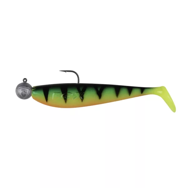 Fox Rage Bulk Loaded Zander Pro Shads UV Firetiger 10cm 4/0 10gr Przynęta Plastikowa