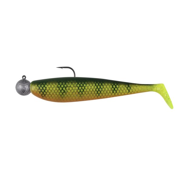 Fox Rage Bulk Loaded Zander Pro Shads UV Natural Perch 12cm 4/0 50gr Przynęta Plastikowa
