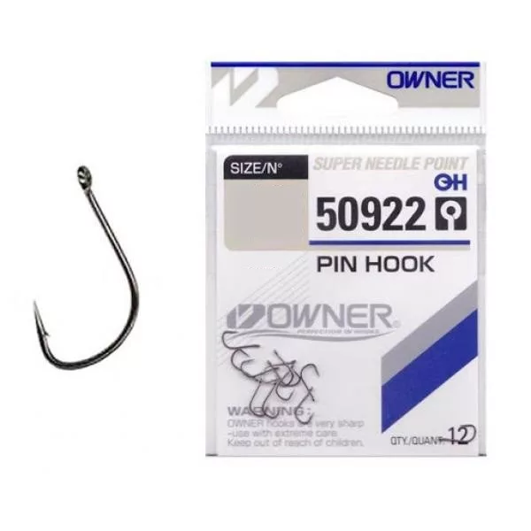 Owner Pin Hook 50922 - Haczyk rozmiar 8