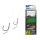 Owner Method Feeder 56930 12 Hook with eye, Barbed Monofilament Pre-tied Hook with Bait Spike 6pcs