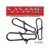 Sasame Black Nickel P-240 S Klamra Samozaciskowa 6szt