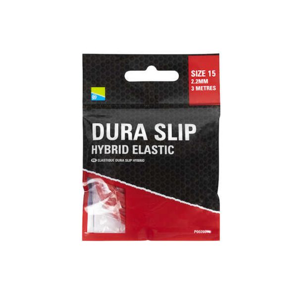 Preston Dura Slip Hybrid Elastic - Size 15 Guma rurkowa do tyczki 2,2mm/3m