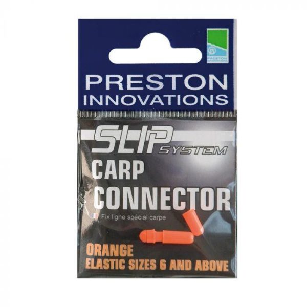 Preston Slip Carp Connector Czerwone Fluo Szybkozłączka