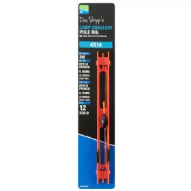   Preston 4x14 Carp Shallow Pole Rig Gotowy Zestaw Do Wędki Tyczki
