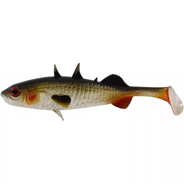 WESTIN Stanley the Stickleback Shadtail 5,5cm 1,5g Lively Roach 6pcs Plastikowa przynęta
