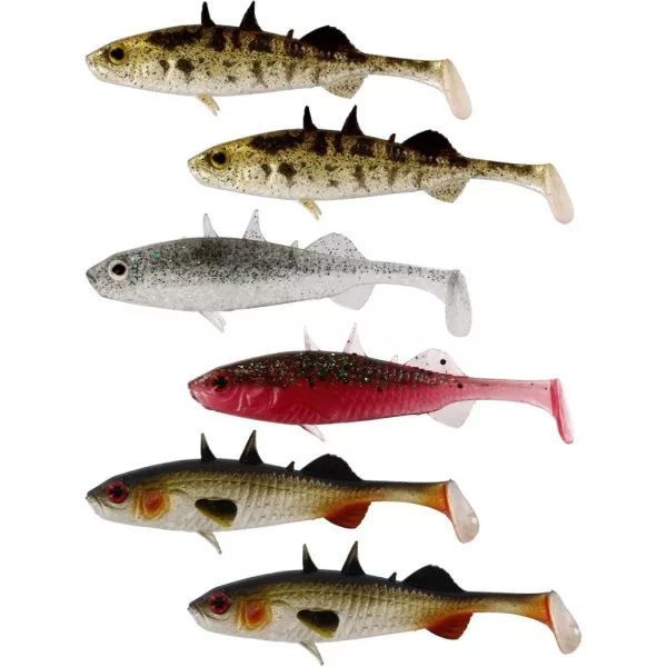 WESTIN Stanley the Stickleback Shadtail 5,5cm 1,5g Clear Water Mix 6pcs Plastikowa przynęta