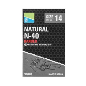 Preston Natural N40 Size 20 Haczyk na leszcze