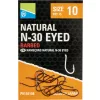 Preston Natural N-30 10 Haczyki z oczkiem, z zadziorem 15szt