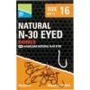 Preston Natural N-30 16 Haczyk z Uszkiem, z Zadziorem 15szt