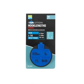   Preston Revalution Hooklengths N20 Monofil Gotowy Przypon Haczykowy Rozmiar 18
