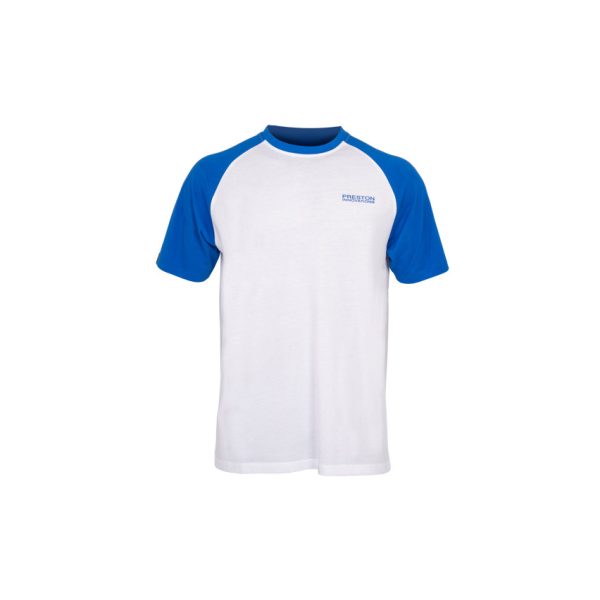 Preston Lightweight White Raglan T-Shirt Koszulka S