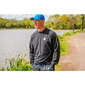 Preston Black Minimal Sweatshirt Bluza L