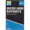 Preston Micro 6mm Bayonets Szpilki do przynęt 10szt