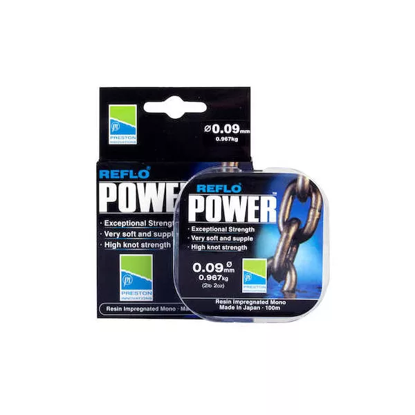 Preston Reflo Power 100m 0,07mm Żyłka przyponowa