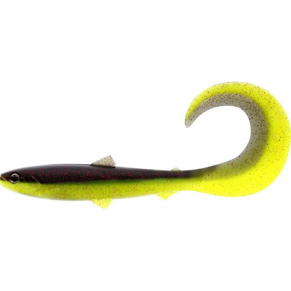 WESTIN BullTeez Curltail 14cm 15g Black/Chartreuse Doboz 35db Műanyag műcsalival