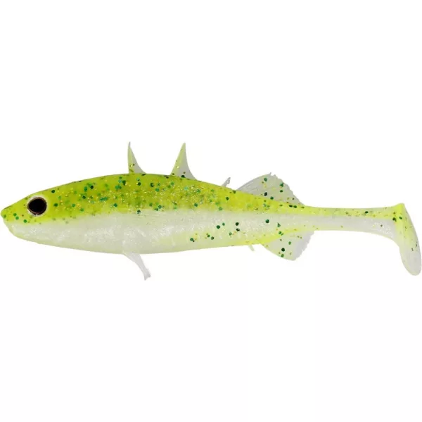 WESTIN Stanley the Stickleback Shadtail 5,5cm 1,5g Sparkling Chartreuse Box w.  Plastikowa przynęta