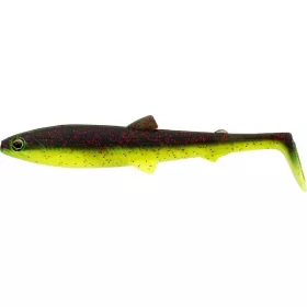   WESTIN BullTeez Shadtail 9,5cm 7g Black/Chartreuse Pudełko z Przynęta plastikowa