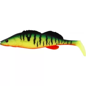   WESTIN ZanderTeez Shadtail 17cm 56g Crazy Firetiger Dobozzal Plasztik műcsali