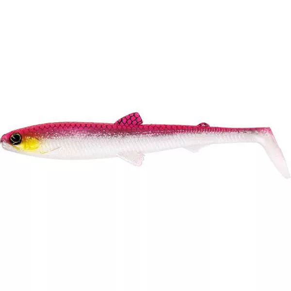 WESTIN BullTeez Shadtail 12,5cm 16g Rózsaszín Fényszóró 2 db Plasztik műcsali